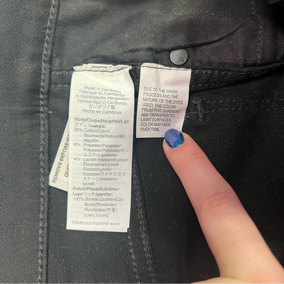 Madewell 10" High-Rise Skinny Jeans - carbondale wash, size 27 - Picture 7 of 16